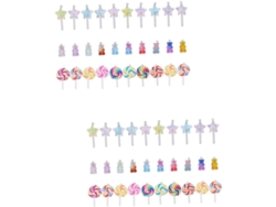 Colgantes de resina que imitan dulces y ositos para la creación de joyas DIY - Accesorios creativos y elegantes - SFUSHOS