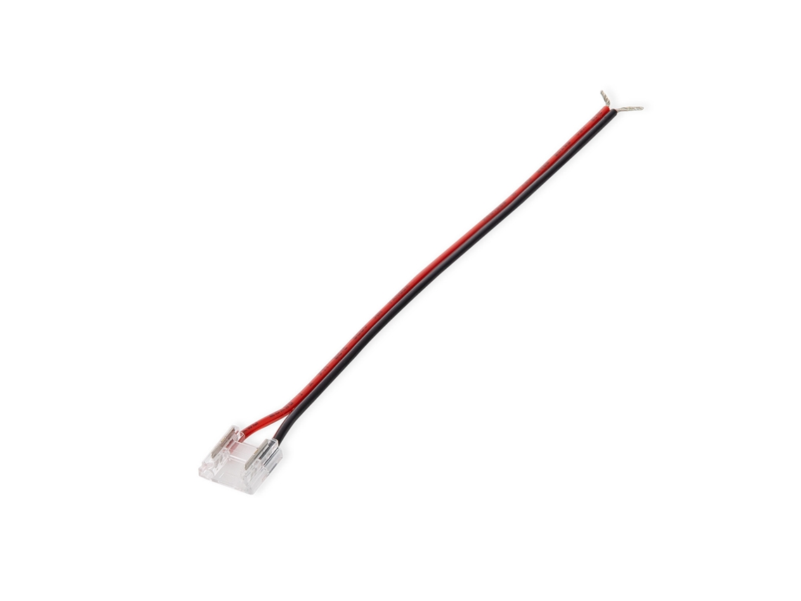 Conector Tira Led 12/24v Dc Smd Y Cob Ip20 Ancho 8mm Con Cable 8 Mm - 5 A