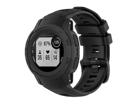 Correa Smartwatch Para Garmin Instinct 2S Negra VENISYMLIS