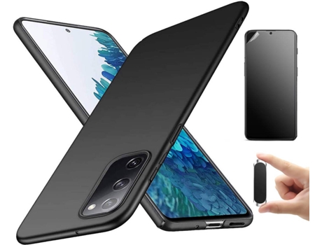 Kit Carcasa, Protector y Soporte Xiaomi Redmi 9T Ultimatte Turtleshell Negro