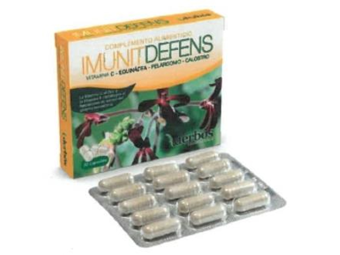Complemento Alimentar DERBÓS Imunit Defens (30 cápsulas vegetais)
