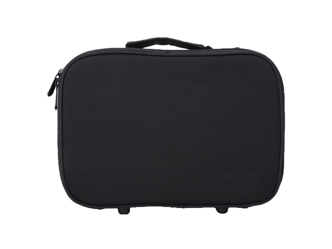 Bolsa Portátil Multifuncional Para Tesouras De Barbear E Ferramentas De Estilo De Cabelo (preto)