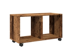 Maison Exclusive - Armario Con Ruedas Madera Ingeniería Envejecida 72x33x42,5 Cm