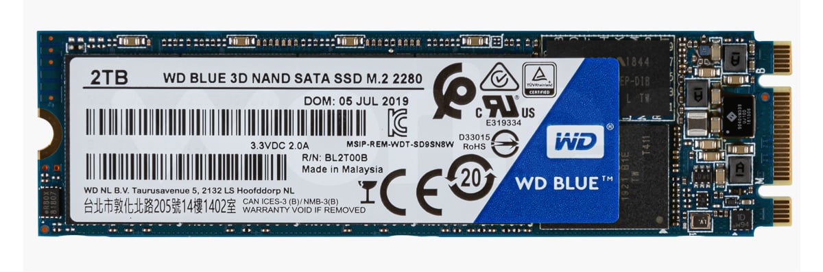 Western Digital Blue 3d m.2 2tb disco duro 2 de almacenamiento interno 2280 ssd wds200t2b0b 560 2048gb sata3