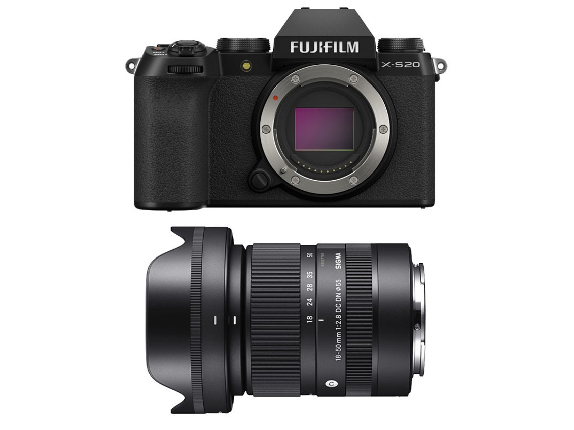 Fujifilm X-s20 Negra + Sigma 18-50 Mm
