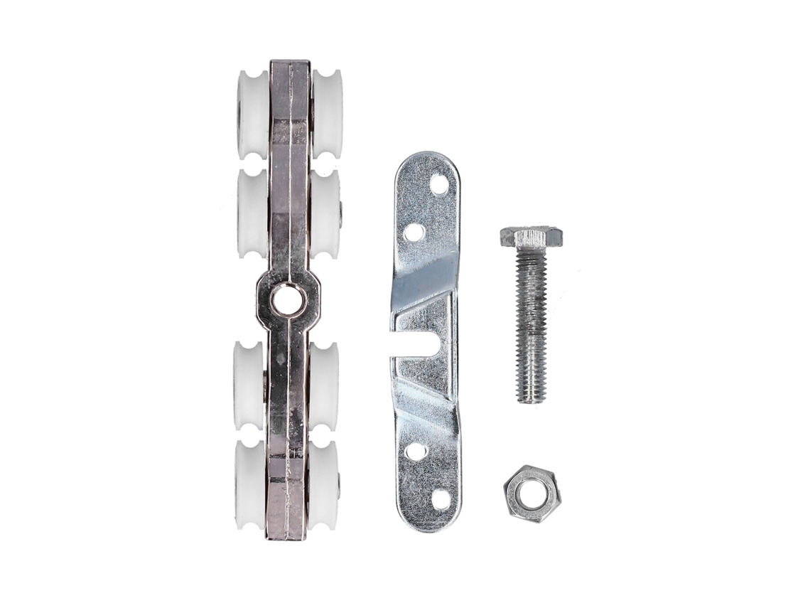 Kit De Poleas Para Puerta Corredera De Ducha De Aleación De Zinc De 22 Mm Con Accesorios De Herrajes Para Baño.