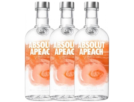 Vodka ABSOLUT Absolut Apeach (1 L - 3 unidades)