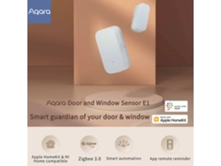 Sensor de puerta y ventana Aqara E1 Zigbee 2021, conexión inalámbrica, control por aplicación, compatible con dispositivos domésticos inteligentes y la aplicación Mijia HomeKit.