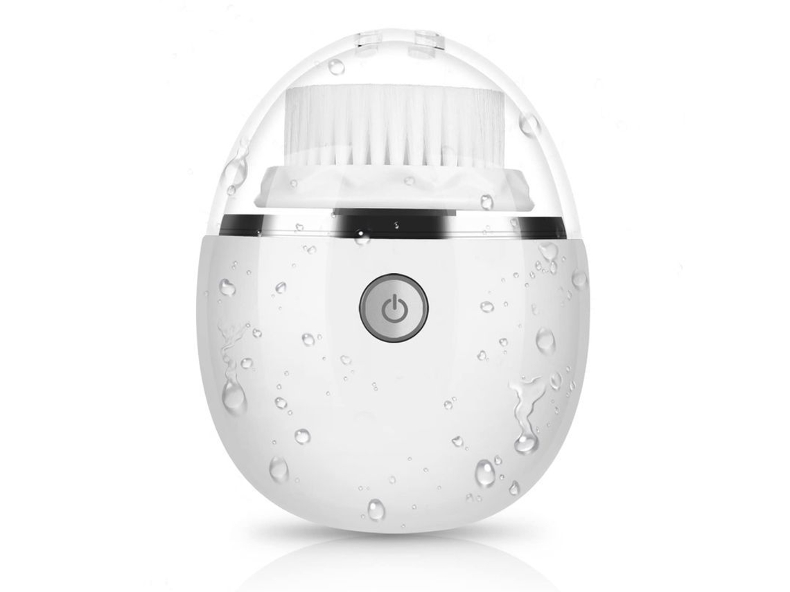 Cepillo Facial Vibratorio Sónico Con 3 Modos, Carga Inalámbrica, Resistente Al Agua, Blanco.