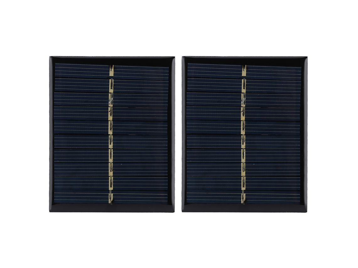 2pcs Panel Solar De Polisilicio 0.5w 5v Para Proyectos Diy, Juguetes Y Cargadores De Baterías