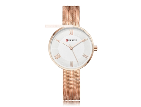 Relojes de Moda para Mujer Reloj Impermeable de Cuarzo con Correa de Acero Inoxidable para Mujer-Color 2 LUUCOZK