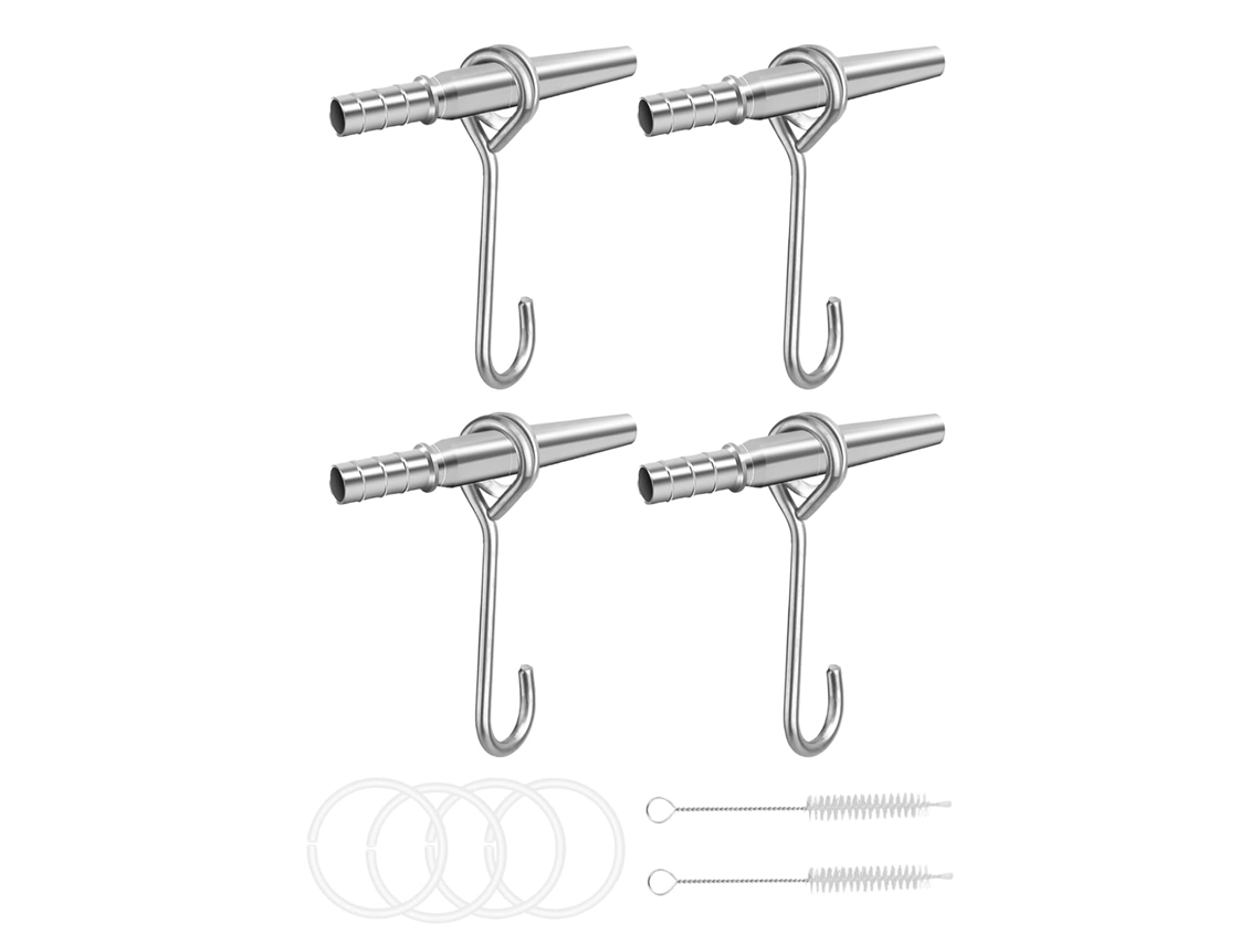 Kit De 4 Grifos De Acero Inoxidable Para Jarabe De Arce - Juego