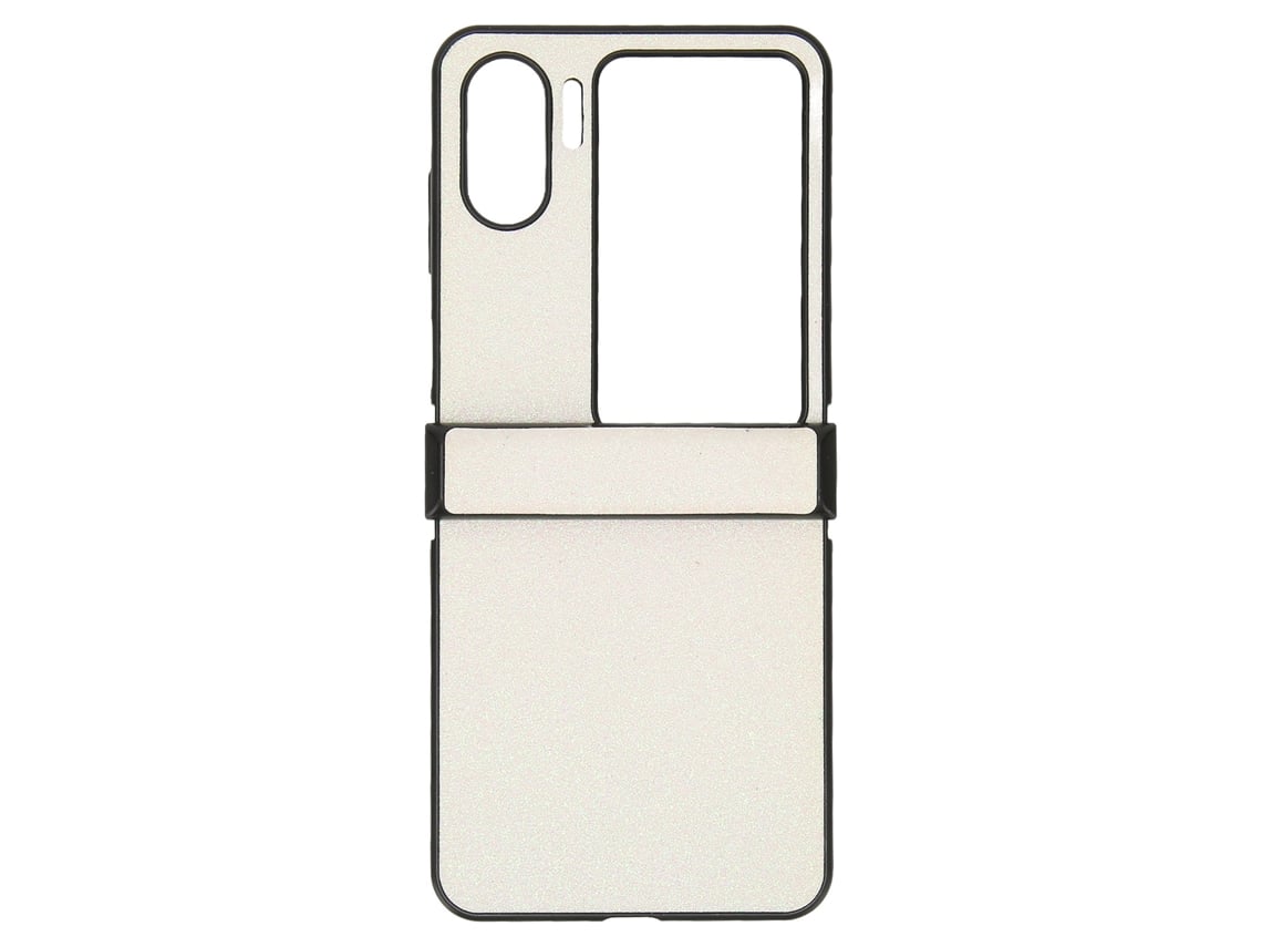 Capa Flip Para Oppo Find N2 Flip Com Design Glitter Resistente Ao Desgaste Ajuste Perfeito Branca