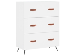 Maison Exclusive - Cómoda Madera De Ingeniería Blanco 69,5x34x90 Cm