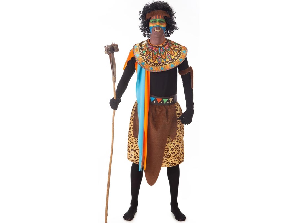 Disfraz de Africano de Tribu para hombre