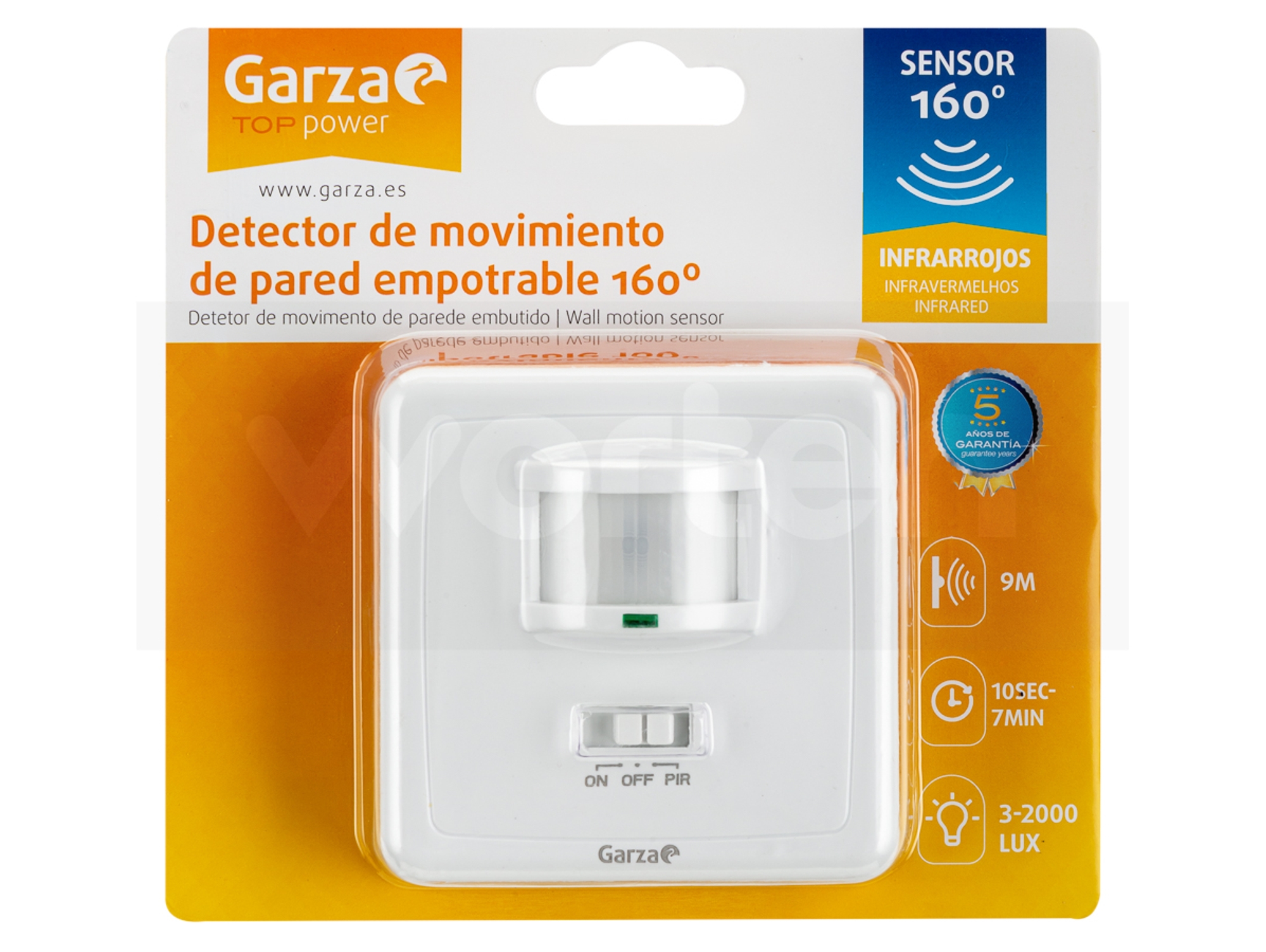 Detector de Movimiento pared GARZA 430038