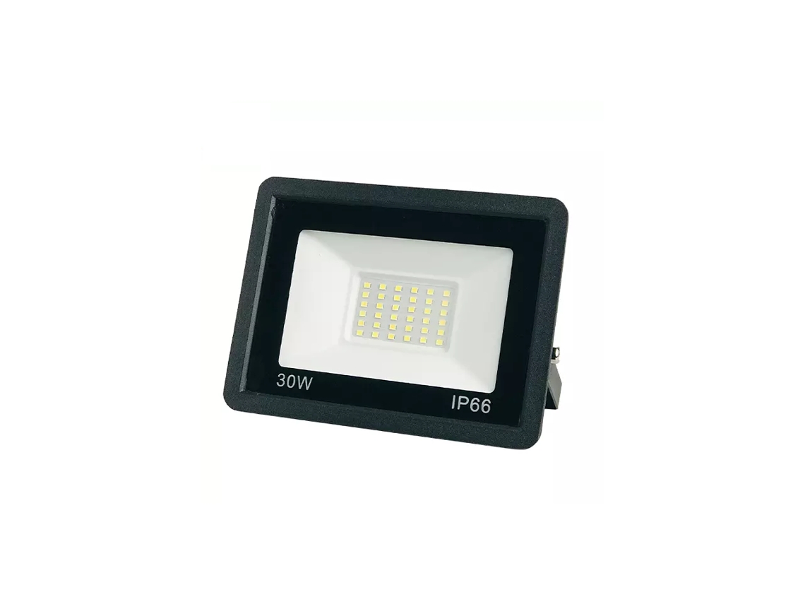 Proyector LED Slim Serie Apple 30W 6000K IP66, Perfecto para Iluminación Exterior e Interior