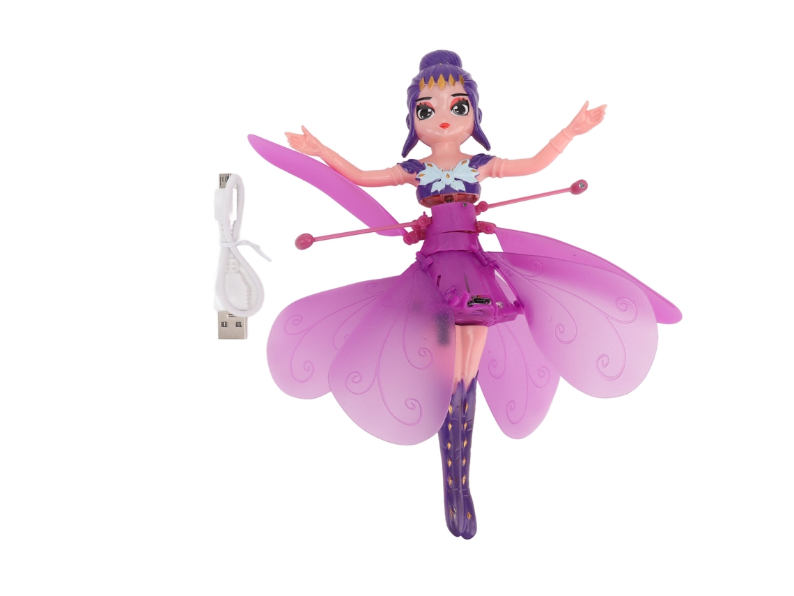 Muñeca Voladora Inteligente Con Sistema De Inducción Y Apagado Automático Para Niños Principiantes - Morado