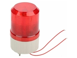 KOFIHETY Luz LED Roja de 220V 2A con Destello Reversible Sistema de Alarma Rotativa de Emergencia (8 8 15cm)