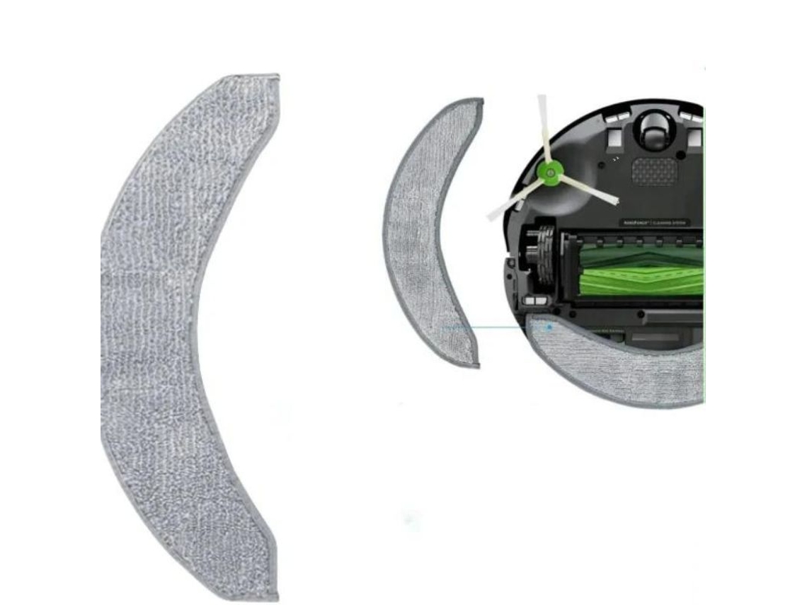 Pack 8X Unidades Paños de limpieza lavables Mope para Roomba Combo J9