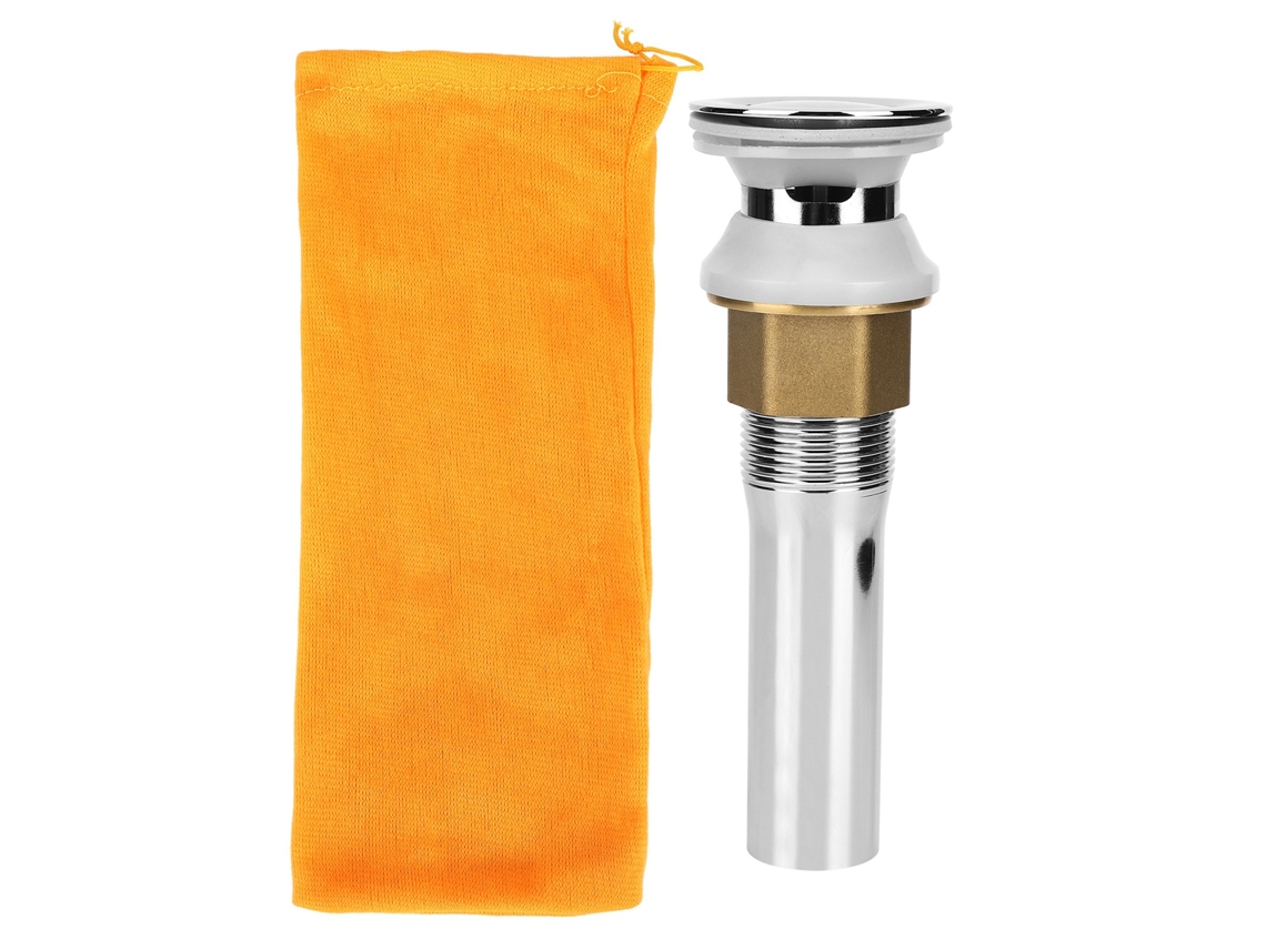 Desagüe Para Lavabo De Baño Con Cesta Recolectora Anti-obstrucción Y Junta De Cobre De Alta Calidad.