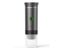 Cafetera Portátil 3 En 1, Eléctrica De Cápsulas Con Un Solo Botón, Autocalentamiento Rápido, Color Gris GERTIZ