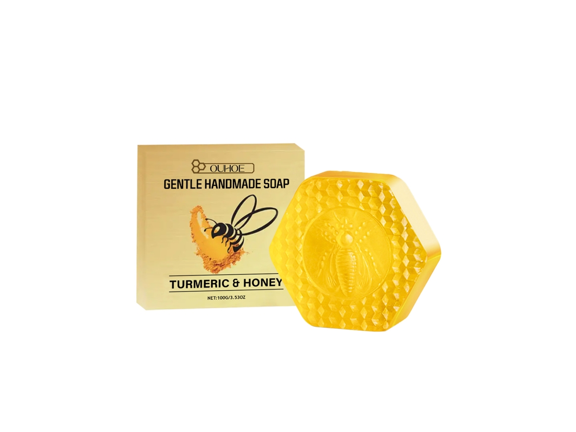 Jabón de cúrcuma con veneno de abeja