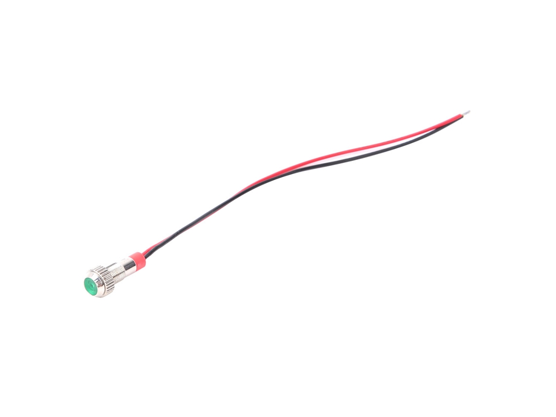Luces de advertencia LED para pozo metálico 6c IP65 24v Verde