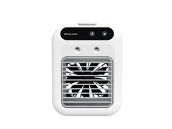 Mini Enfriador De Aire Evaporativo Usb, 2 Velocidades, Silencioso, Con Nebulizador, Ideal Para Oficina Y Dormitorio, Fácil De Usar, Alta Res