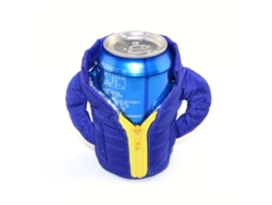 Chaqueta aislante de 2 capas para bebidas, azul, verano