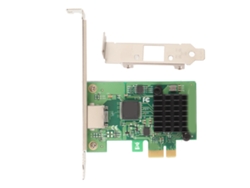 Adaptador de red Ethernet Baoj-2026 de un solo puerto de 2,5 G, PCIe X1 I226 T1 para servidores Plug and Play.