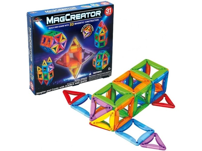 Construcción CRA-Z-ART Magcreator 3D - 31 piezas