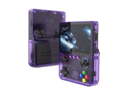 Consola de videojuegos Retro X6 Plus con pantalla IPS de 4 pulgadas, portátil y con más de 20.000 juegos. GOKOCO