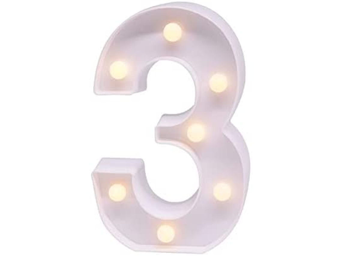 Letras Com Luzes Led Para Decoração De Interiores 3