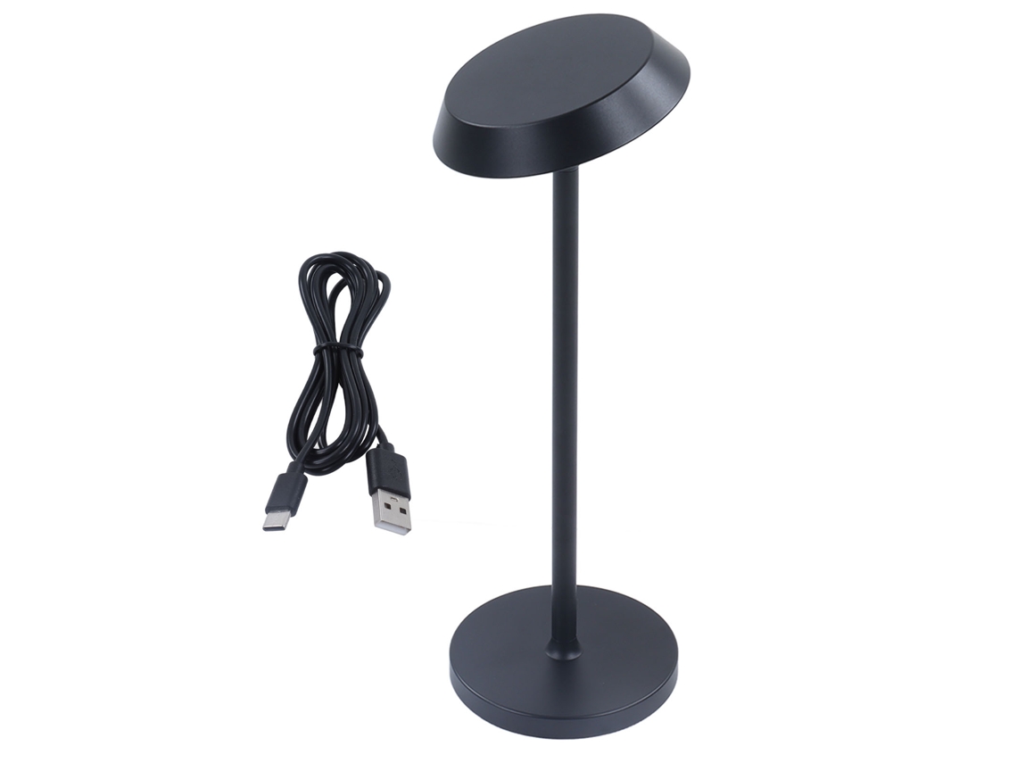 Lámpara de escritorio LED minimalista moderna con protección ocular, recargable por USB, IP54, luz de lectura ergonómica para sala de estar
