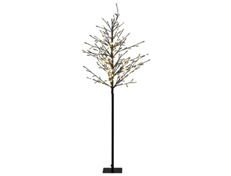 Árbol de Navidad LED de metal negro 150 cm BELIANI Ikola