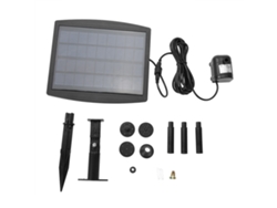 Bomba de agua solar (2,5 W, para piscinas, invernaderos, plantas y acuarios)