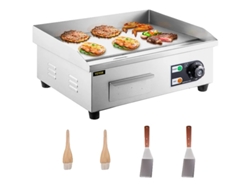 Plancha eléctrica de encimera, parrilla Teppanyaki de 18" x 26", plancha de acero inoxidable OEM
