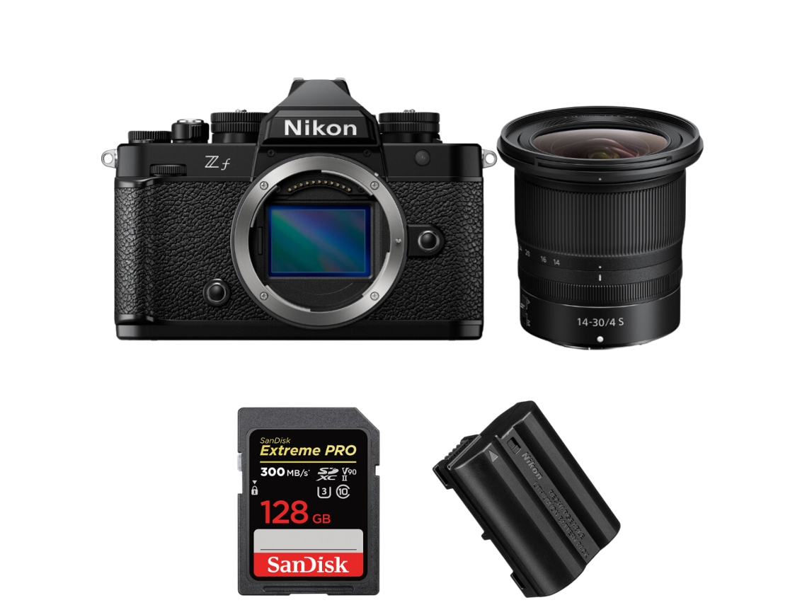Nikon Zf + 14-30mm F/4 S + 1 Sandisk 128gb Uhs-ii 300mb/s + 1 Nikon En-el15c + Ebook “20 Consejos Para Fotos Que Impactan”