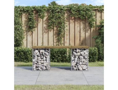 Banco De Jardín VIDAXL Marrón Madera (103x31x42 cm)