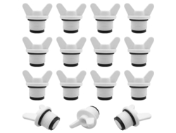 2026altiro-conector Macho Roscado Bsp De 1/2'', 15 Piezas, Tapones De Fontanería, Lavadora, Lavavajillas.