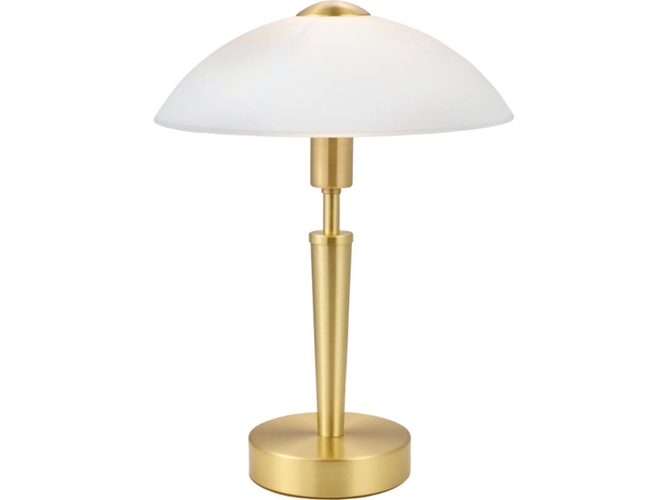 Eglo De Escritorio solo 1 mesa foco material acero color cristal blanco satinado e14 incl