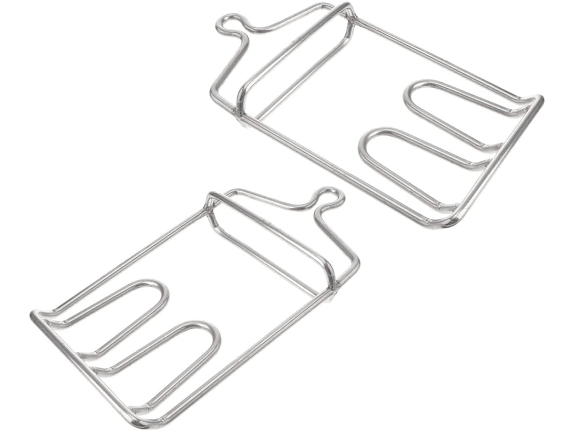2 ganchos de acero inoxidable para carne, de alta resistencia, para aves...