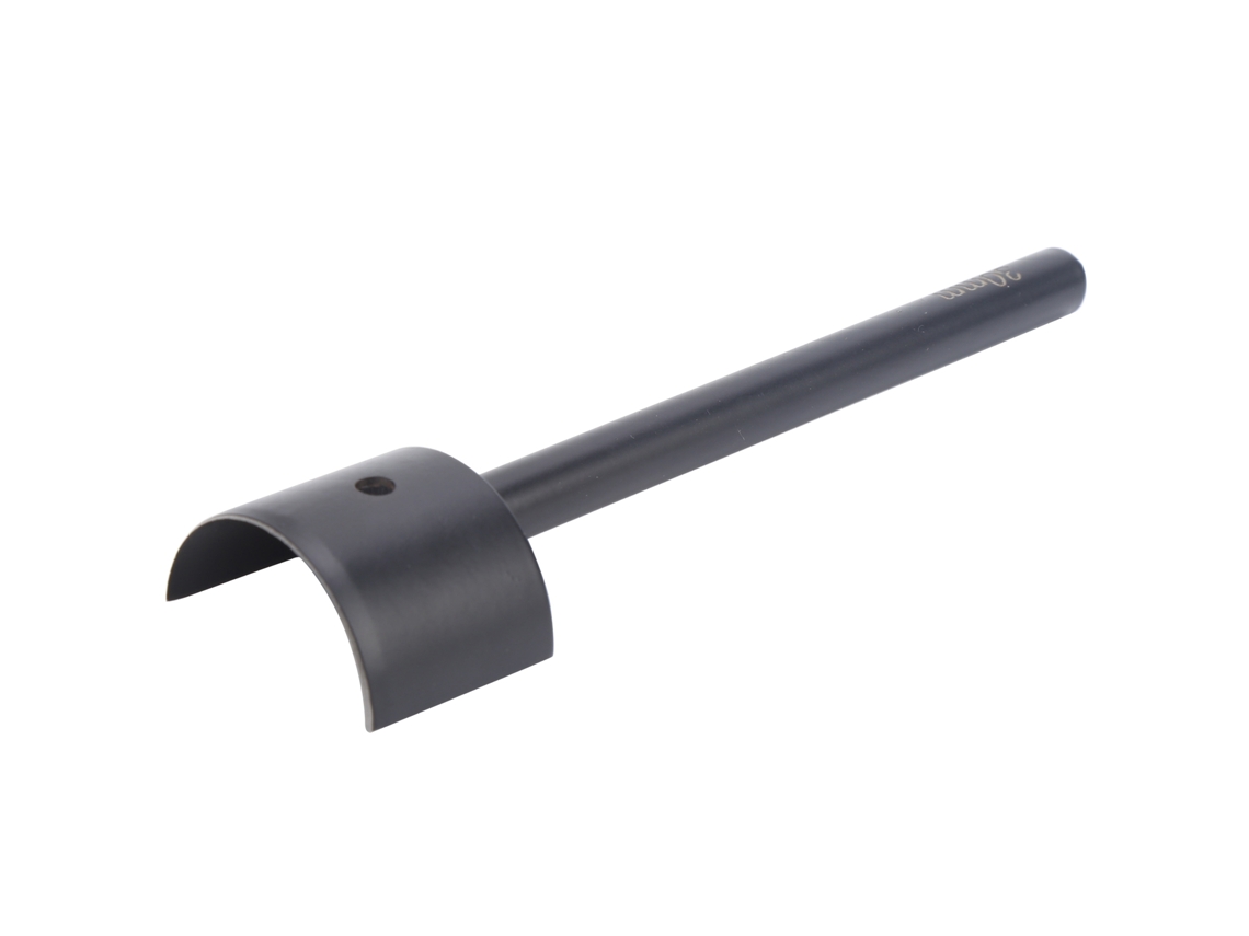Cortador de puente semicircular de 30 mm para cuero, herramienta para proyectos de manualidades, cinturones y insignias.