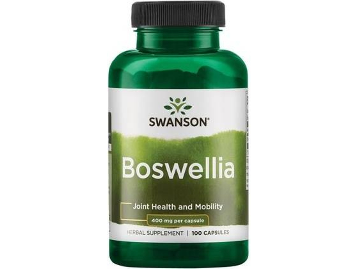 Suplemento Alimentar SWANSON Boswellia De Espectro Total Premium - Concentração Dupla De (100 cápsulas de 400mg)