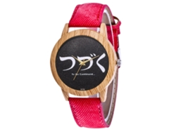 Relógio Quartz Vansvar Feminino Com Pulseira De Pu E Mostrador Quadrado Branco Numerais Árabes Preto