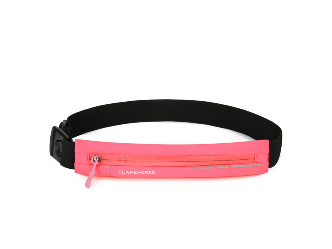 Cinturón Deportivo Flamehorse Slim Para Hombre Y Mujer Con Tira Reflectante Y Soporte Para Teléfono Móvil.