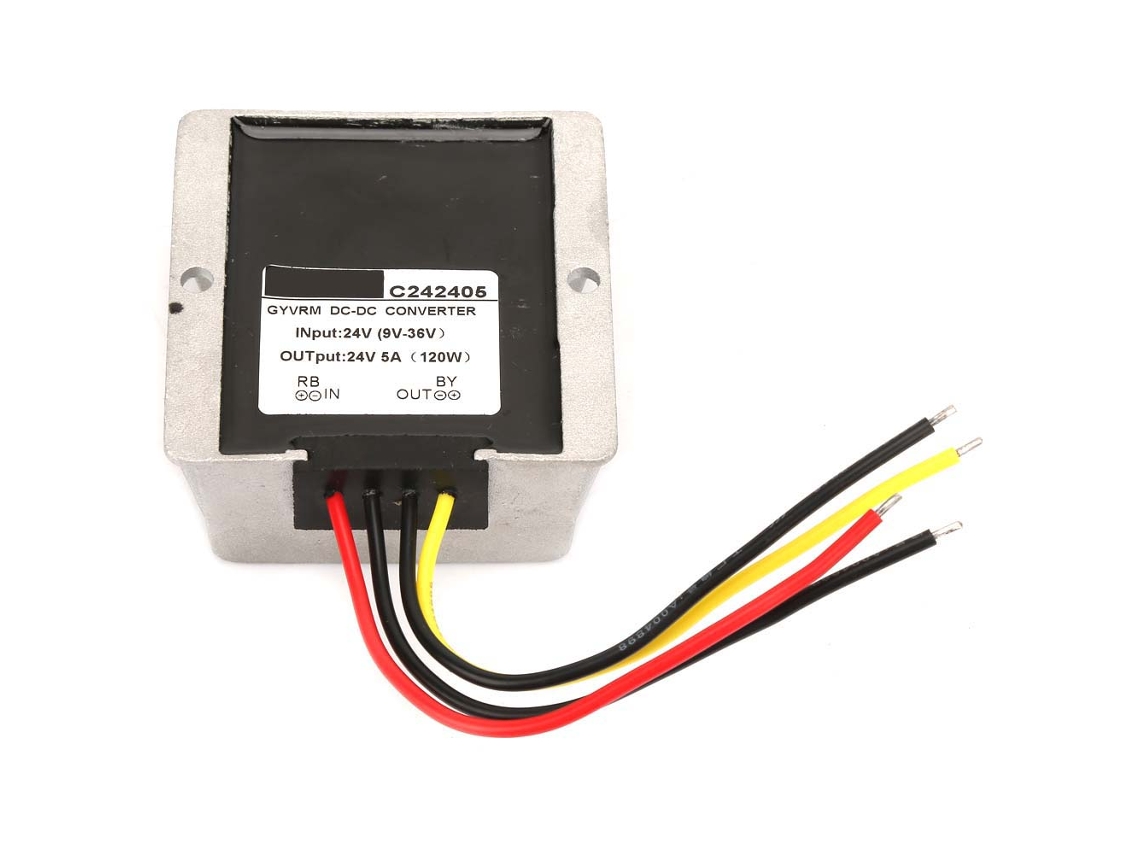 Módulo Regulador De Voltaje Elevador/reductor Automático De 9-36 V A 24 V Y 5 A