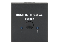 Conmutador De Interfaz Multimedia Hd Bidireccional Con 2 Puertos, Conmutador Divisor 4k 1080p
