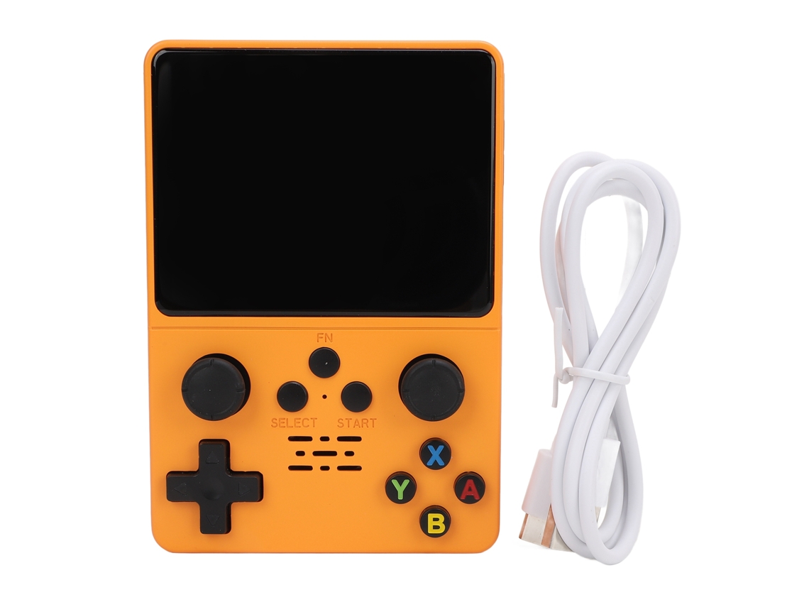 Consola De Juegos R35s De 3,5 Pulgadas, Pantalla Ips Hd De 640 X 480, Rk3326, 1,5 Ghz, Compatible Con 20 Simuladores Convencionales, Joystick Doble,
